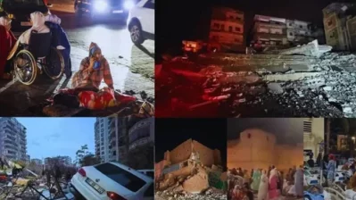 মরক্কোয় ৬ দশমিক ৮ মাত্রার শক্তিশালী ভূমিকম্প। ছবি: বিবিসি