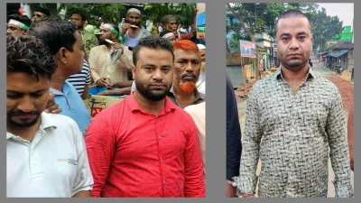 পুলিশ হত্যার অভিযোগে গ্রেপ্তার যুবদল নেতা আপন।