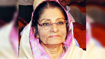 জাতীয় পার্টির প্রধান পৃষ্ঠপোষক ও সংসদে বিরোধীদলীয় নেতা রওশন এরশাদ। ফাইল ইমেজ।