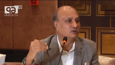 এডিটরস গিল্ডের সভাপতি ও একাত্তর টেলিভিশনের প্রধান সম্পাদক মোজাম্মেল বাবু।