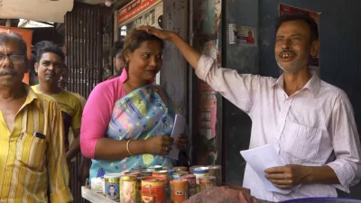 ভোটের মাঠে মীর বর্ষা খাতুন।