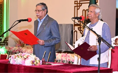গত ৮ আগস্ট অন্তর্বর্তী সরকারের প্রধান উপদেষ্টার শপথ নেন ড. ইউনূস