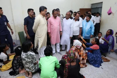 ত্রাণ শিবির পরিদর্শন করেছেন রাজ্যের মুখ্যমন্ত্রী মানিক সাহা।