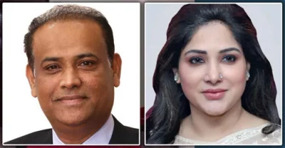 সাইফুজ্জামান চৌধুরী ও তার স্ত্রী রুকমিলা জামান।