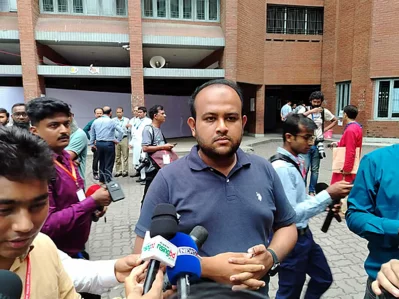 ছাত্রদল প্যানেলের সাধারণ সম্পাদক (জিএস) প্রার্থী শেখ তানভীর বারী হামিম