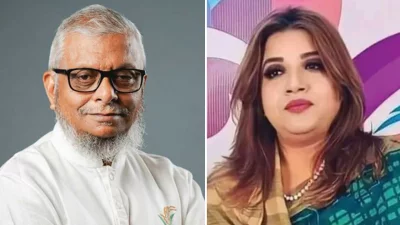 প্রবাসী কল্যাণ ও বৈদেশিক কর্মসংস্থান মন্ত্রী আরিফুর হক চৌধুরী ও পররাষ্ট্র প্রতিমন্ত্রী শামা ওবায়েদ। ছবি: সংগৃহীত