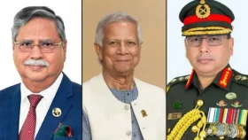 রাষ্ট্রপতি ও প্রধান উপদেষ্টার সঙ্গে সেনাপ্রধানের সাক্ষাৎ
