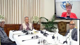 অধ্যাপক ইউনূসের নেতৃত্বের প্রশংসা করলেন আইএমএফ প্রধান