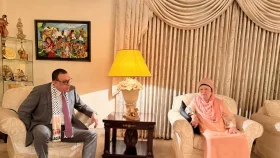 খালেদা জিয়ার সঙ্গে ফিলিস্তিনি রাষ্ট্রদূতের সাক্ষাৎ
