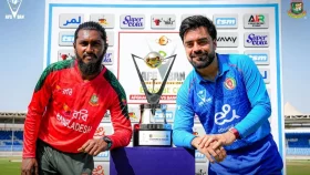 আফগানিস্তানের বিপক্ষে টস হেরে ফিল্ডিংয়ে বাংলাদেশ