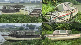 ঘাটে পঁচছে দুই নৌ অ্যাম্বুলেন্স, একটির কথা জানেনা স্বাস্থ্য কর্মকর্তা