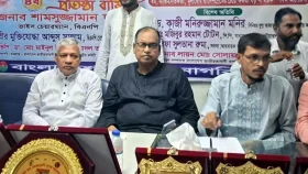 ফেব্রুয়ারিতে নির্বাচন না হলে পার্শ্ববর্তী দেশ থেকে ষড়যন্ত্র শুরু হবে: শামসুজ্জামান দুদু