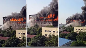 চট্টগ্রাম ইপিজেডে কারখানায় আগুন