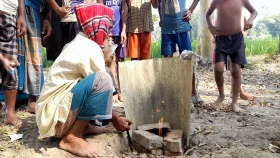 শেরপুরে নলকূপ খুঁড়তে মিললো গ্যাস, ফ্রি রান্নায় মেতেছে গ্রামবাসী