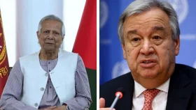 শান্তিরক্ষীদের মৃত্যুতে প্রধান উপদেষ্টাকে জাতিসংঘ মহাসচিবের ফোন, শোক প্রকাশ