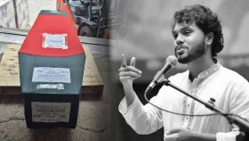 লাল-সবুজের কফিনে দেশের পথে ওসমান হাদি