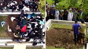 কবি নজরুলের সমাধির পাশে ওসমান হাদিকে দাফন