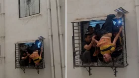 ১০ তলা থেকে পড়ে গিয়েও বেঁচে গেলেন এক ব্যক্তি, কিন্তু কিভাবে?