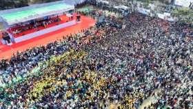 বিএনপির প্রথম নির্বাচনী সমাবেশ শুরু