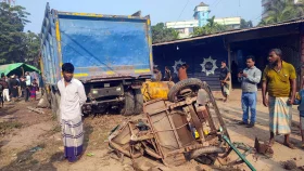 লক্ষ্মীপুরে ড্রাম ট্রাক চাপায় অটোরিকশা আরোহী শিশু নিহত
