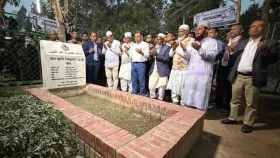 শহীদ আবু সাঈদের কবর জিয়ারত করলেন তারেক রহমান