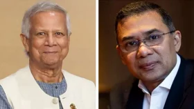 তারেক রহমানকে প্রধান উপদেষ্টার অভিনন্দন, আন্তরিক ধন্যবাদ জ্ঞাপন