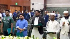 নিজেরা শপথ নিয়েই মন্ত্রিসভার শপথ বর্জন করলো এনসিপি
