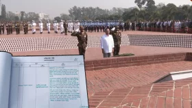 স্মৃতিসৌধের পরিদর্শন বইয়ে যা লিখলেন প্রধানমন্ত্রী