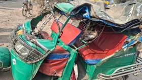 কুষ্টিয়া বাইপাসে ট্রাক-সিএনজি অটোরিকশার সংঘর্ষে নিহত পাঁচ