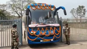 দেড় বছর পর আগরতলা-ঢাকা বাস চলাচল শুরু