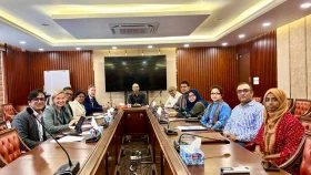 মানবাধিকার কমিশনের চেয়ারপার্সন-কমিশনারদের সাথে ইউএনডিপি প্রতিনিধিদলের সাক্ষাৎ