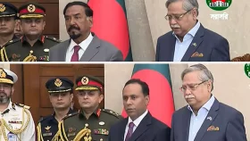 স্পিকার ও ডেপুটি স্পিকারকে শপথ পড়ালেন রাষ্ট্রপতি