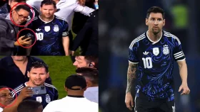 মেসির সঙ্গে সেলফি তুলতে মাঠে রীতিমতো &lsquo;মব&rsquo;