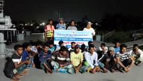 মেঘনায় জাটকা ধরার অপরাধে ১৭ জেলের জরিমানা