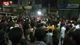 রামিসা হত্যার বিচার দাবিতে রাজধানীর কালশী সড়কে বিক্ষোভ
