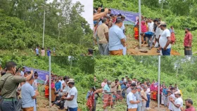 দুর্গাপুরে বন্য হাতির উপদ্রব প্রতিরোধে সোলার স্ট্রিটলাইট