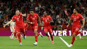আলজেরিয়াকে হারিয়ে শেষ ষোলতে সুইজারল্যান্ড