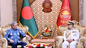রাষ্ট্রপতির সঙ্গে বিদায়ী সাক্ষাৎ নৌপ্রধানের