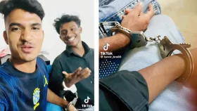 থানার ভেতর হ্যান্ডকাফ পরা আসামির টিকটক, ভিডিও ভাইরাল