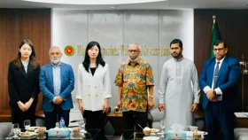 প্রবাসী কল্যাণ মন্ত্রী-প্রতিমন্ত্রীর সঙ্গে দক্ষিণ কোরিয়ার প্রতিনিধিদলের সাক্ষাৎ