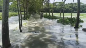 জোয়ারে রাঙ্গাবালীর নিচু এলাকা প্লাবিত, ভাটায় নামছে পানি