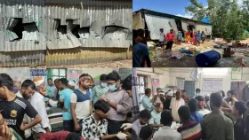 নেত্রকোনায় গোরস্থানের জমি নিয়ে বিরোধে সংঘর্ষ, আহত অর্ধশতাধিক