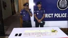 গরুর খাদ্যবাহী ট্রাকে মিললো চার কোটি টাকার হেরোইন, গ্রেপ্তার দুই