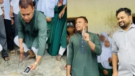 শাস্তি দিতে ছাত্রের মোবাইল ভাঙলেন শিক্ষক, ভাইরাল ভিডিও ঘিরে সমালোচনার ঝড়