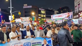 নিউইয়র্কে প্রধানমন্ত্রীকে বরণে প্রস্তুত বিএনপি নেতা-কর্মীরা