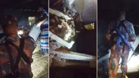 চাঁপাইনবাবগঞ্জে বসতবাড়িতে একের পর এক বিস্ফোরণ, সীমান্ত এলাকায় আতঙ্ক