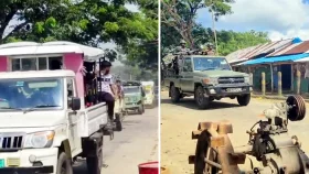সাজেকে পর্যটক ও আইনশৃঙ্খলা বাহিনীর ওপর ইউপিডিএফের গুলিবর্ষণ