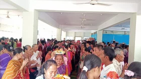 খাগড়াছড়িতে আন্দোৎসবে প্রবারণা পূর্ণিমা উদযাপিত
