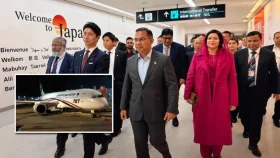 প্রায় পৌণে পাঁচ ঘণ্টা বিলম্বের পর ঢাকার পথে প্রধানমন্ত্রী