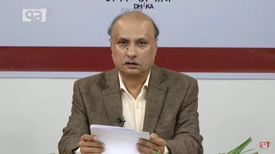  এডিটরস গিল্ডের সভাপতি ও একাত্তর টেলিভিশনের প্রধান সম্পাদক মোজাম্মেল বাবু। 